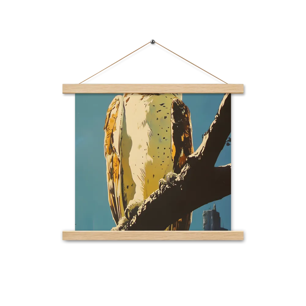 The Guardian of the Urban Wild | Poster With Oak Wood Hanger | 14″×14″