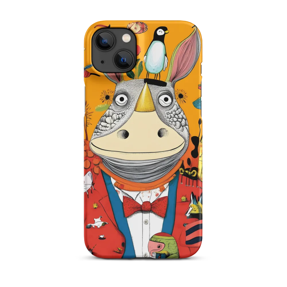 Whimsical Rhinoceros: A Playful Encounter