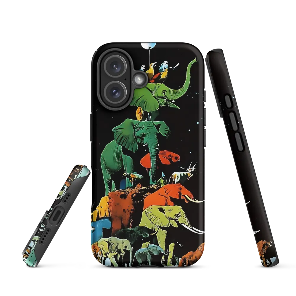 The Playful Tower of Elephants | Phone Case