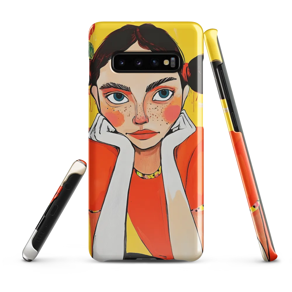 Thoughtful Whimsy | Phone Case |  S10 Plus | Snap Case | Glossy