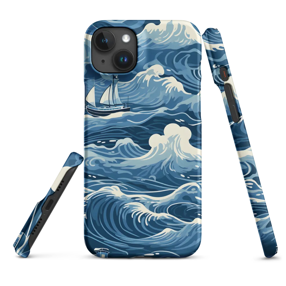 Nautical Dreams: Waves of Adventure | Phone Case |  15 Plus | Snap Case | Matte