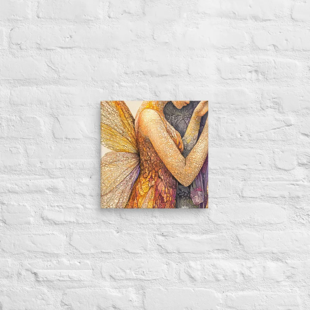 Whispers of the Frosted Meadow | Canvas | 12″×12″