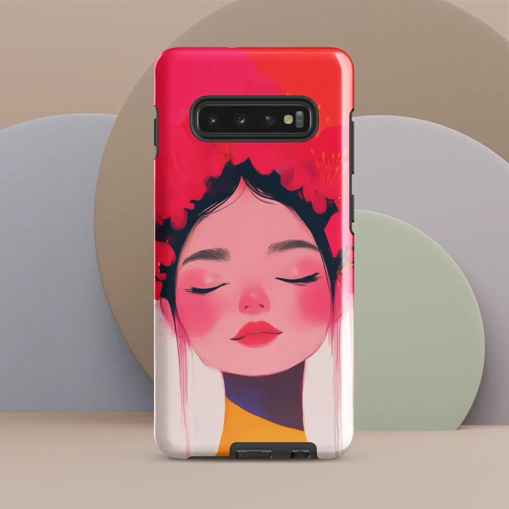 Serenity in Bloom | Phone Case |  S10 Plus | Tough Case | Glossy