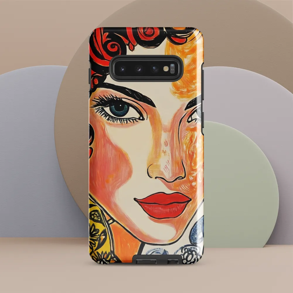 Fiery Elegance | Phone Case |  S10 Plus | Tough Case | Glossy