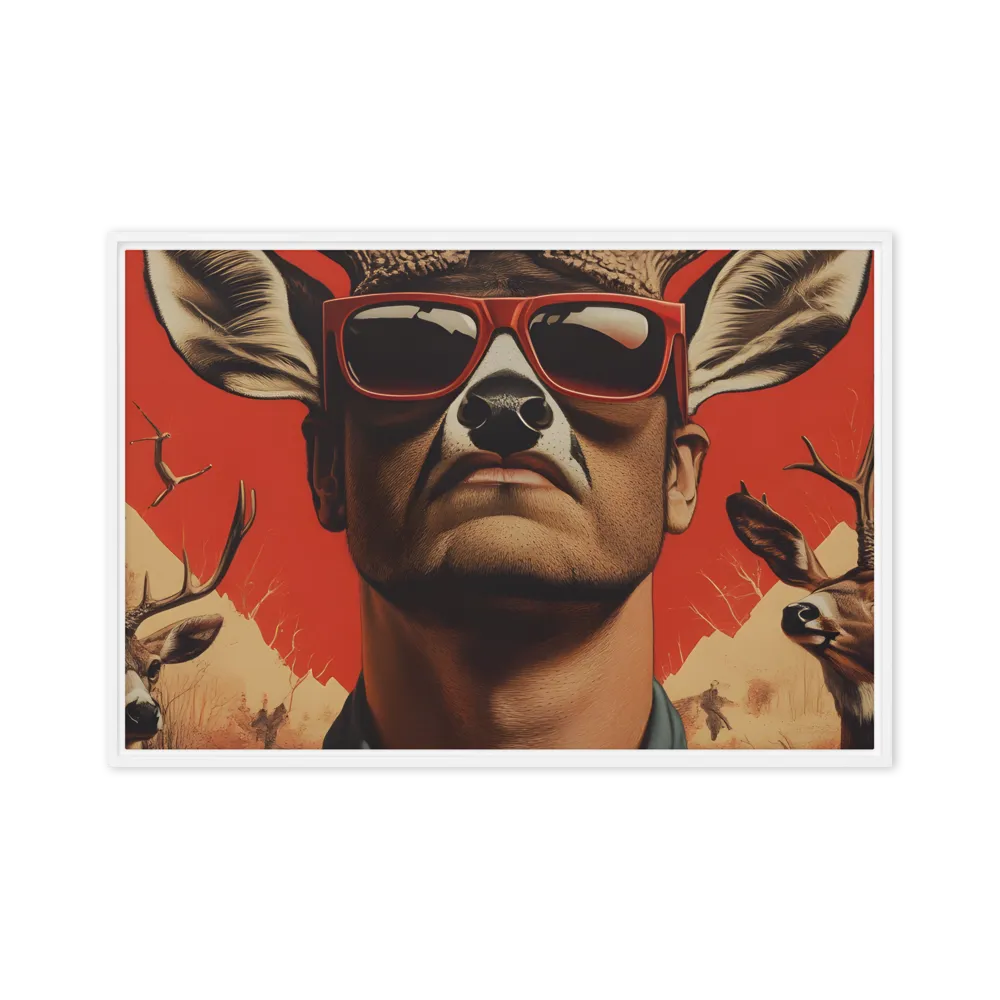 The Hunter's Spirit | Canvas with White Frame | 20″×30″