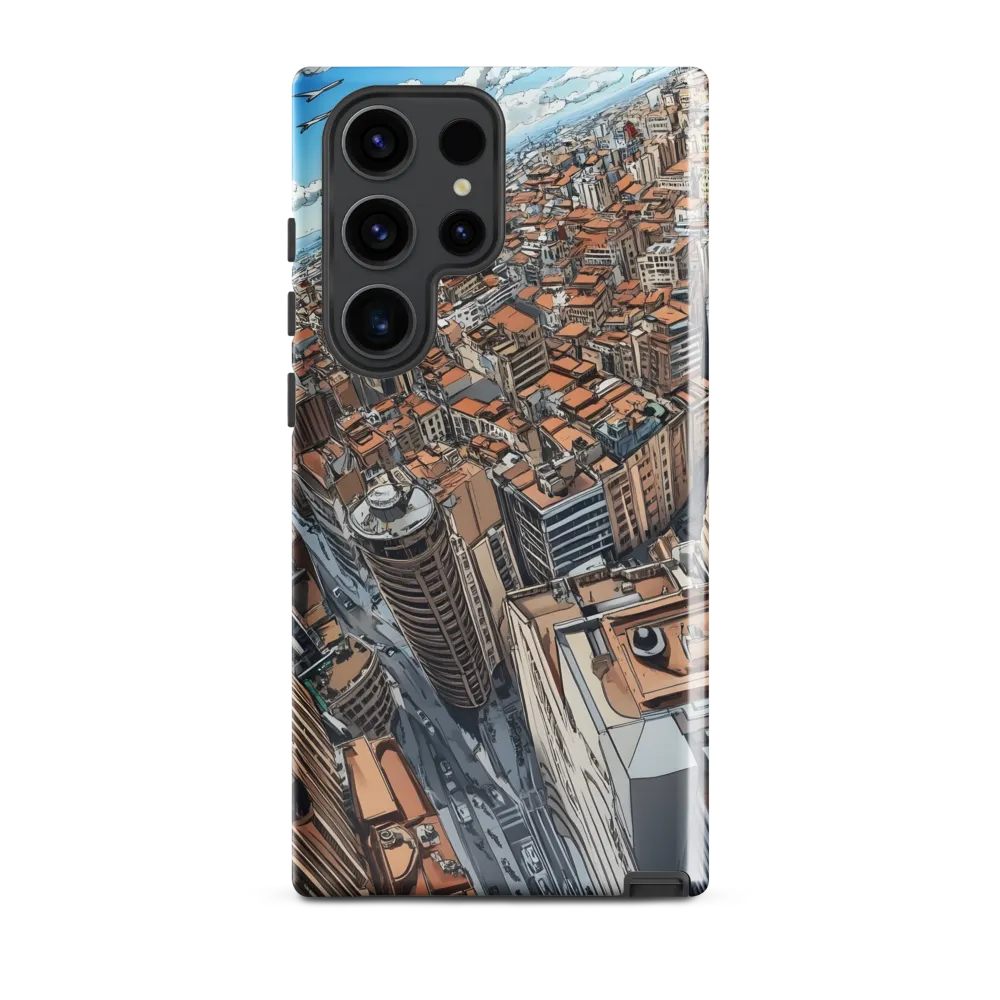 Aerial Symphony of Urban Life