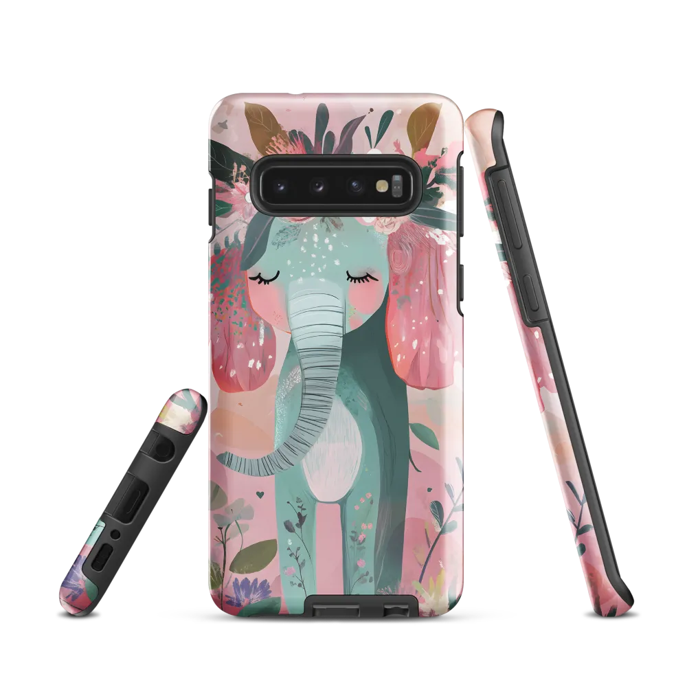 Whimsical Elephant in Bloom
