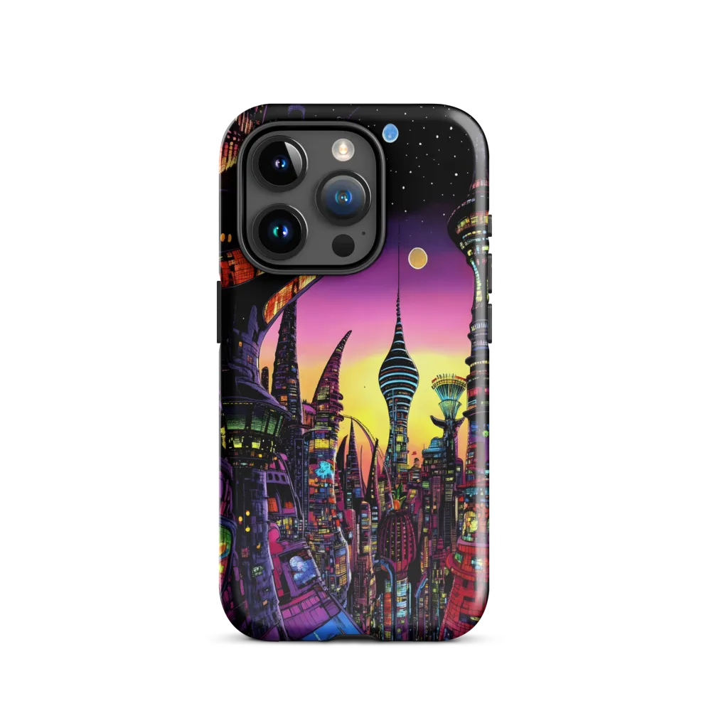 Futuristic Cityscape at Dusk