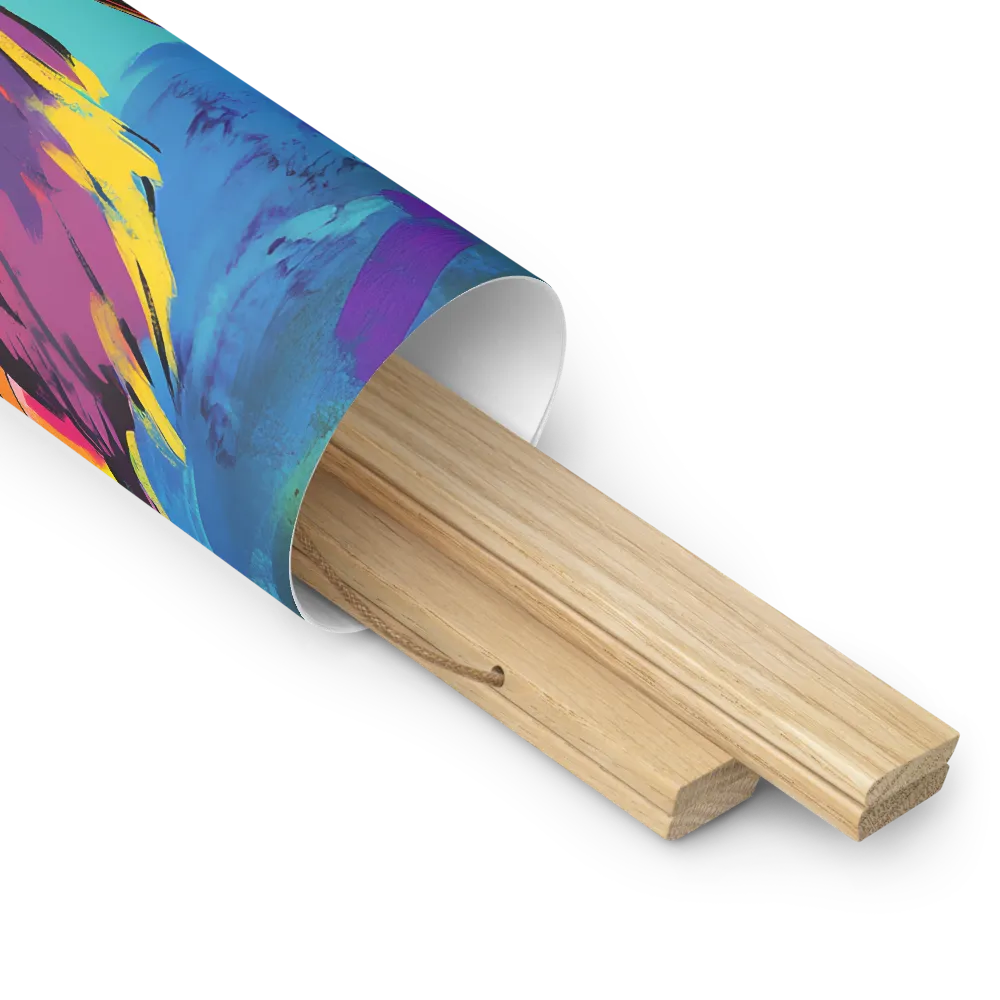 Guardian of Colors | Poster With Oak Wood Hanger | 16″×16″