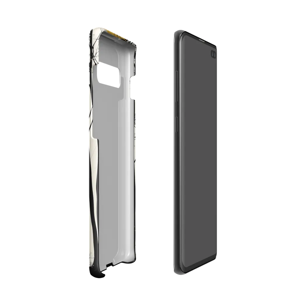 Silhouetted Serenity | Phone Case |  S10 | Snap Case | Matte