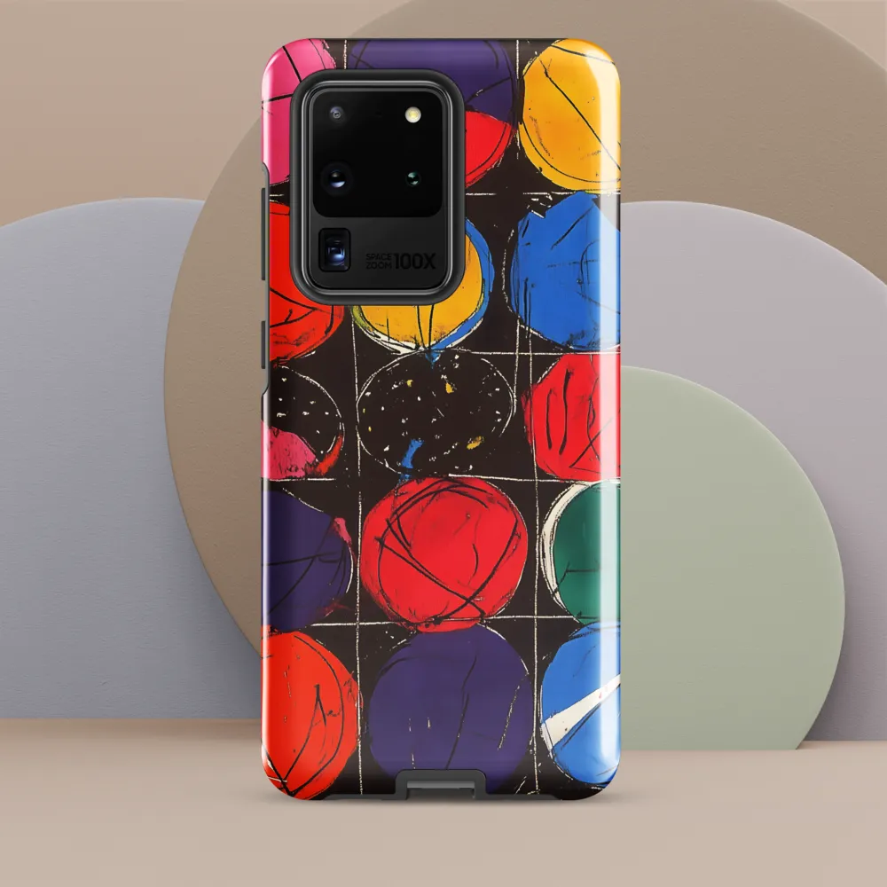 Colorful Circles in Abstract Harmony