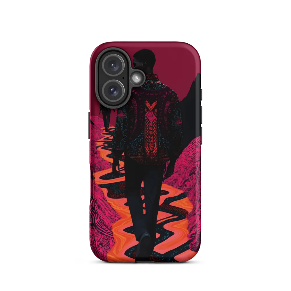 Journey Through the Vibrant Void | Phone Case |  16 | Tough Case | Matte