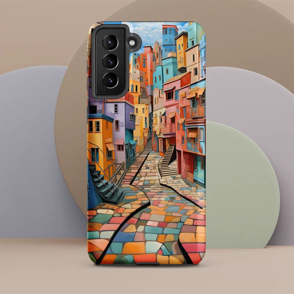 Vibrant Cityscape: A Kaleidoscope of Colors