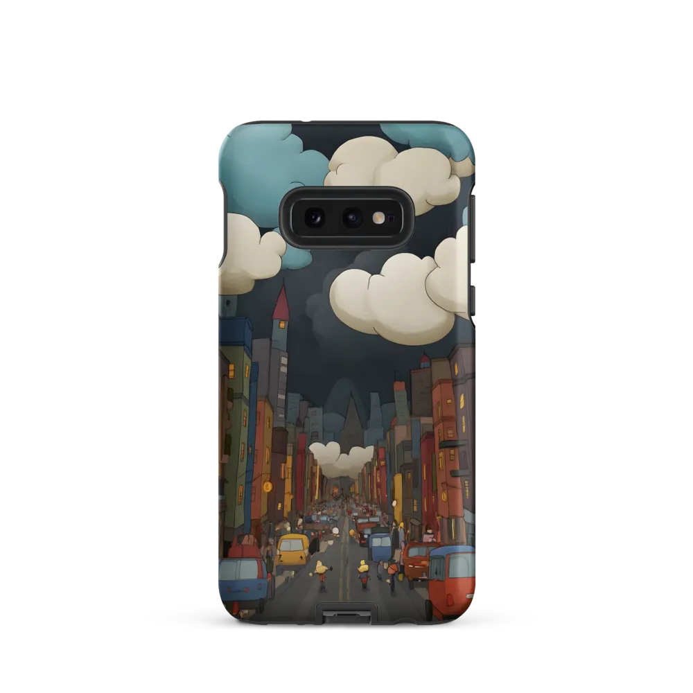 Urban Symphony: A City Awakens at Dusk | Phone Case |  S10e | Tough Case | Matte