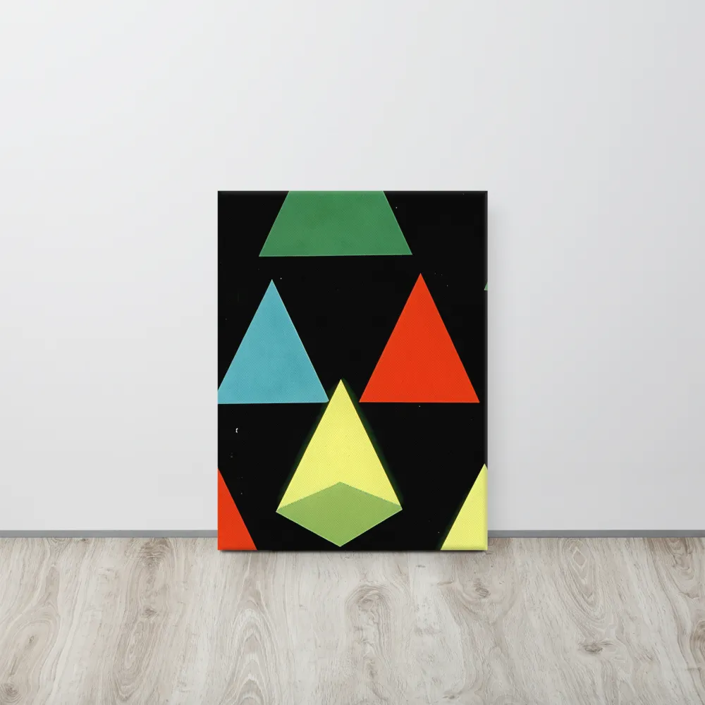 Geometric Harmony in Color | Canvas | 18″×24″