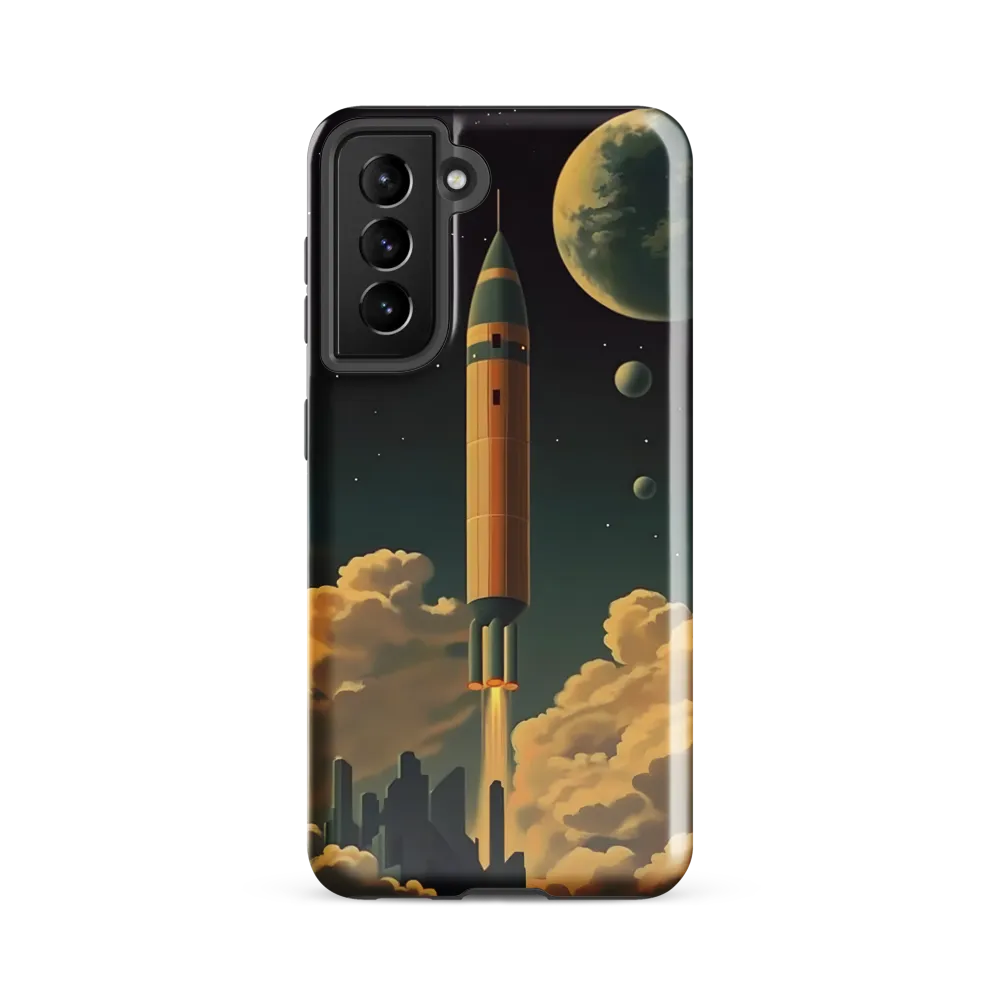 Journey Through the Cosmic Frontier | Phone Case |  S21 FE | Tough Case | Glossy