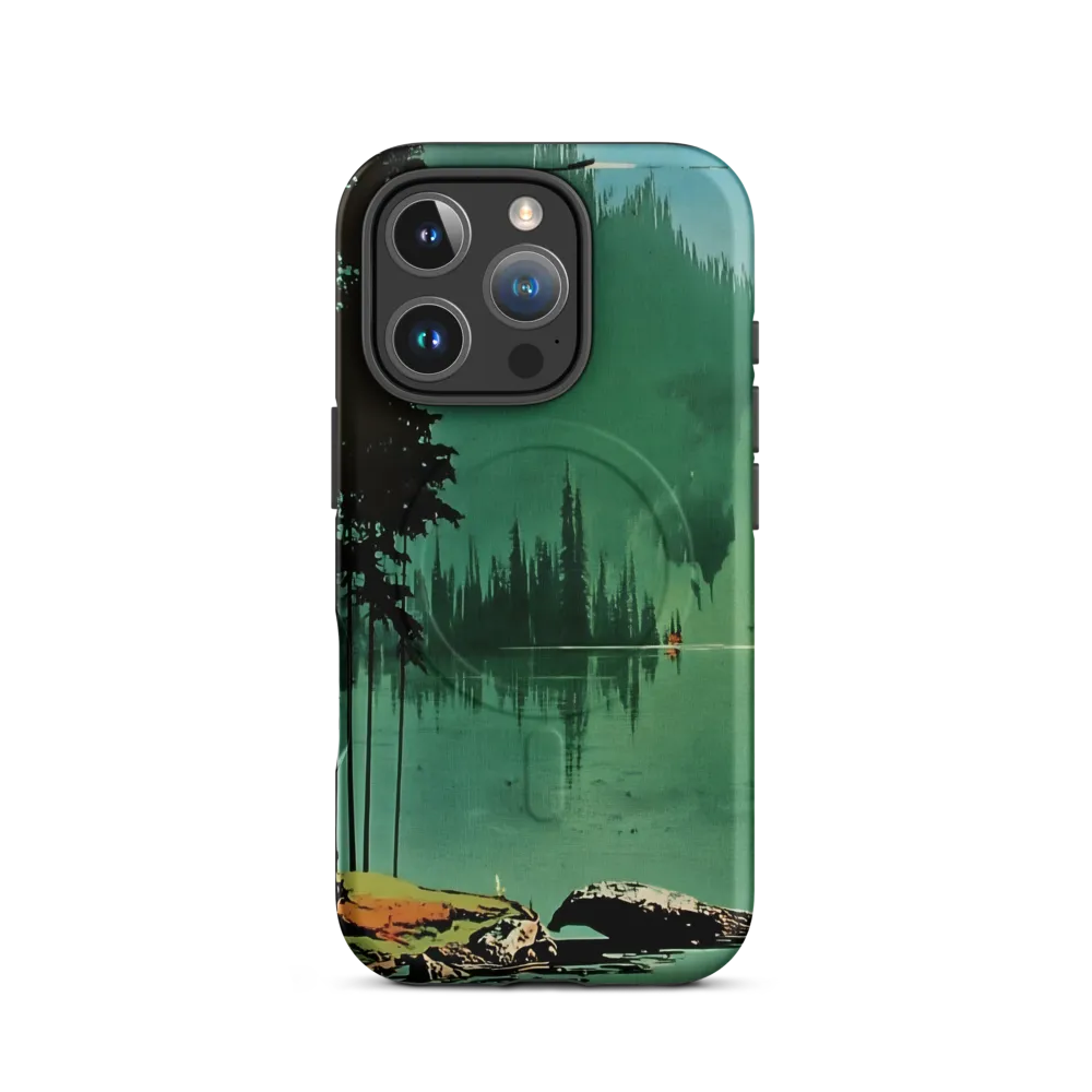 Serenity Reflected: A Tranquil Lake Scene