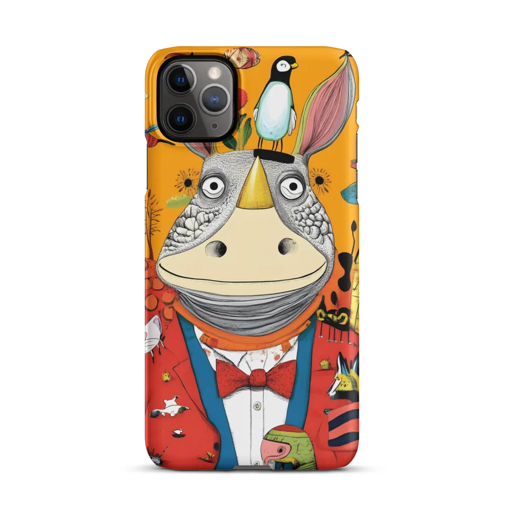 Whimsical Rhinoceros: A Playful Encounter