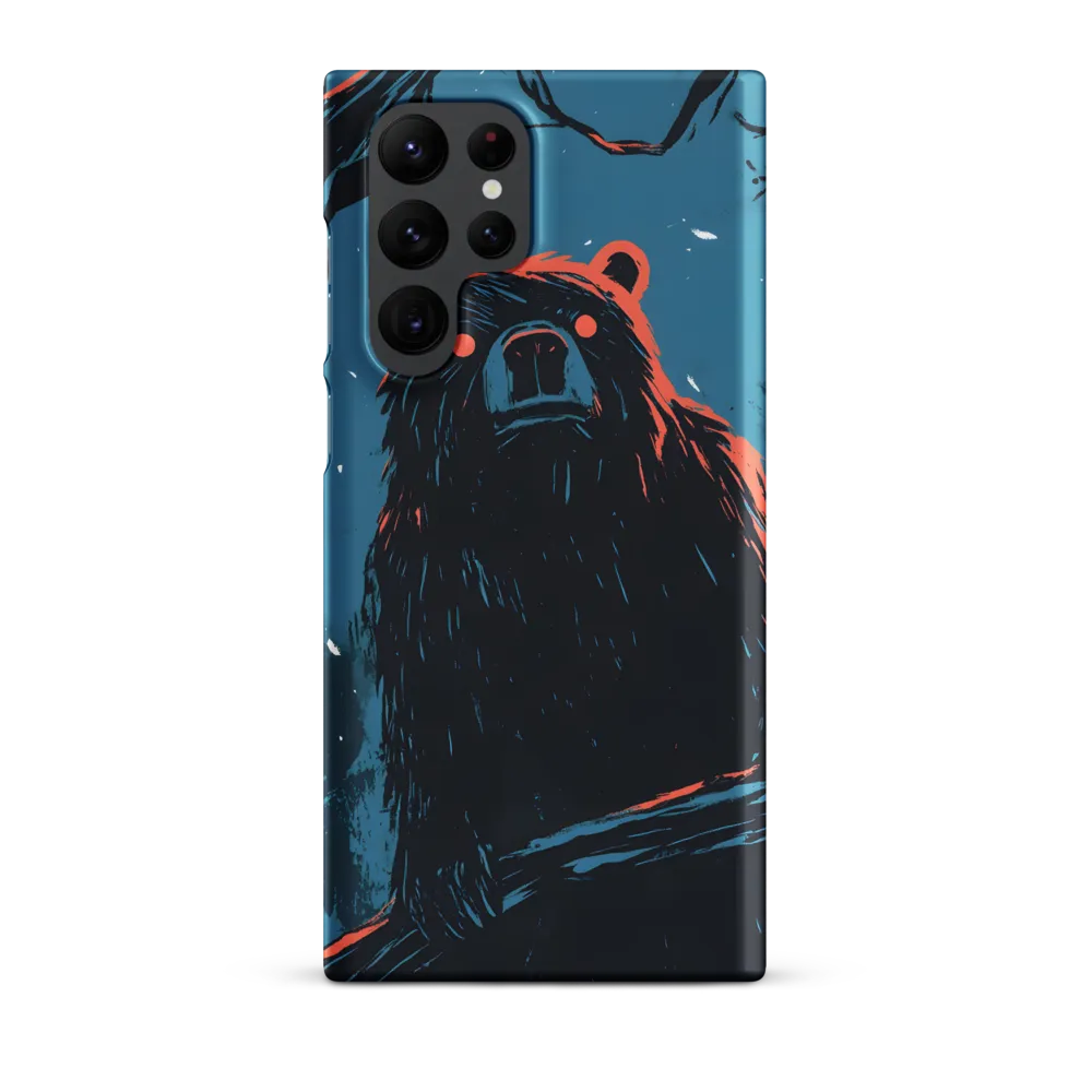 Eerie Majesty: A Bear in the Night