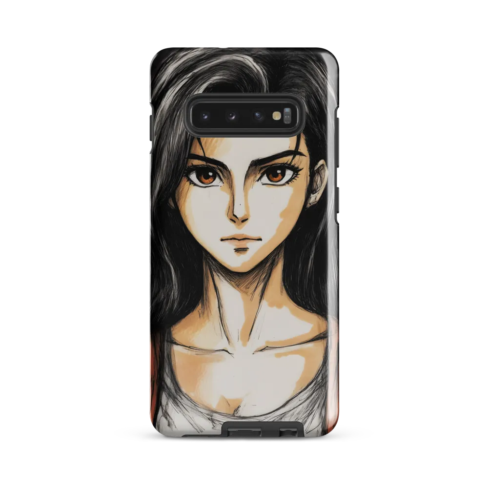 Determined Gaze | Phone Case |  S10 Plus | Tough Case | Glossy