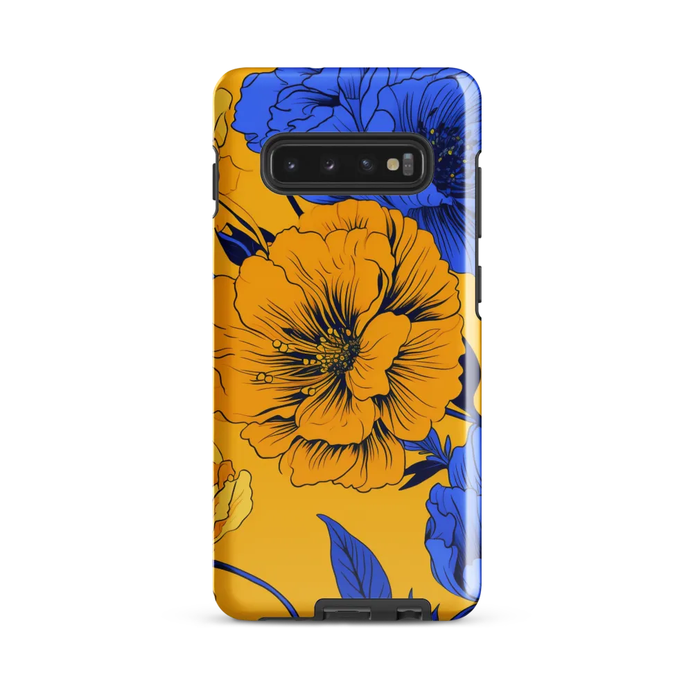 Vibrant Floral Harmony | Phone Case |  S10 Plus | Tough Case | Glossy