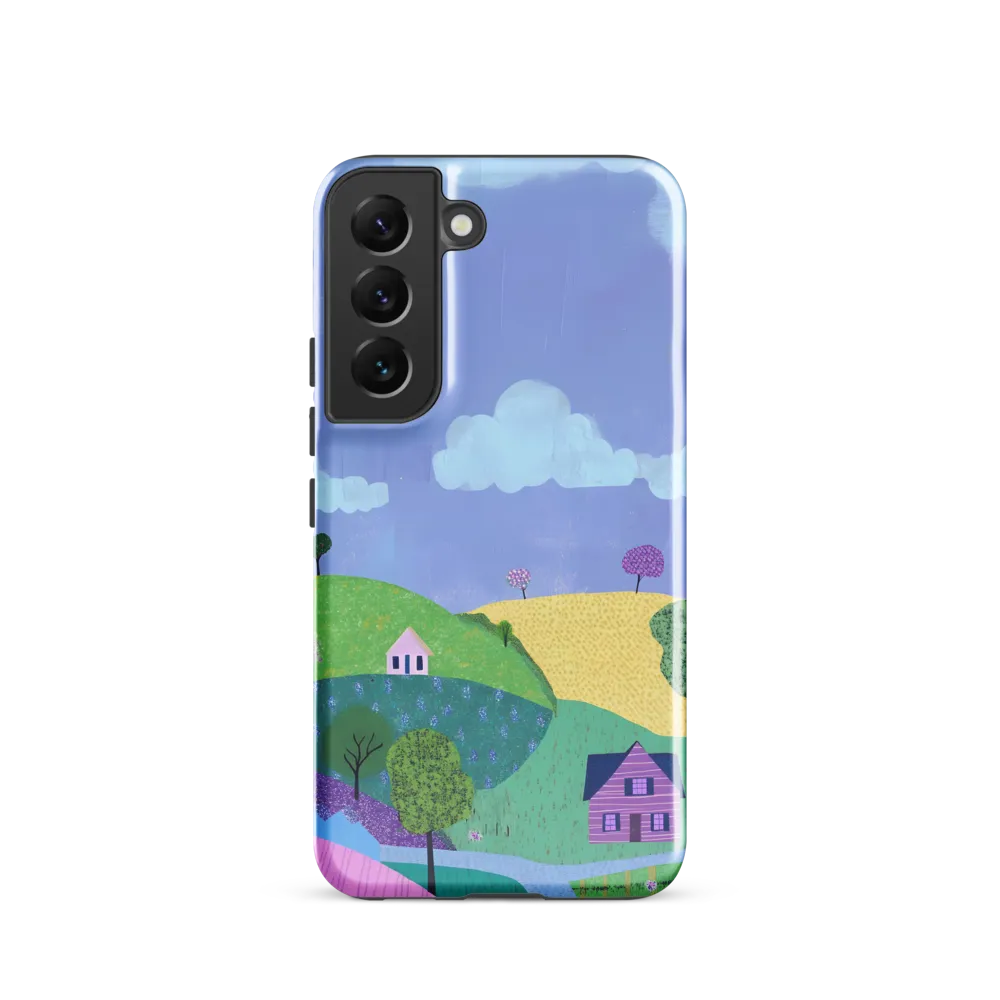 Whimsical Hills and Quaint Homes | Phone Case |  S22 | Tough Case | Glossy