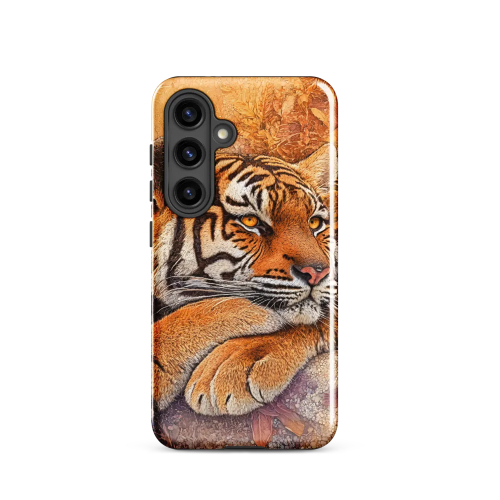 Serenity of the Tiger | Phone Case |  S24 | Tough Case | Glossy