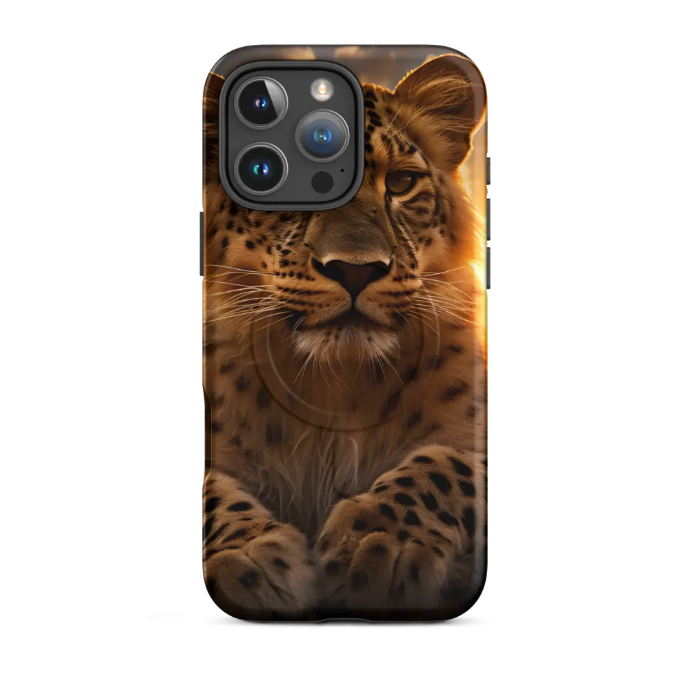 Regal Presence: The Leopard at Sunset