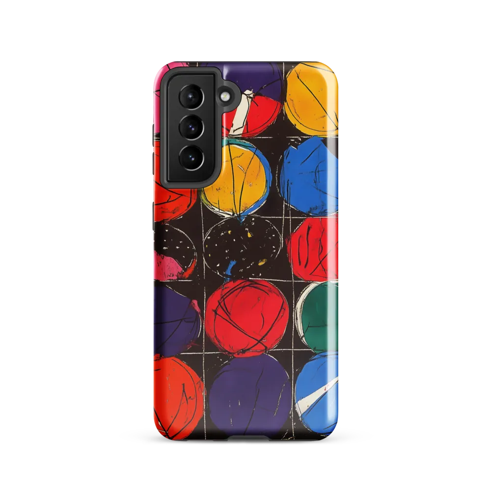 Colorful Circles in Abstract Harmony