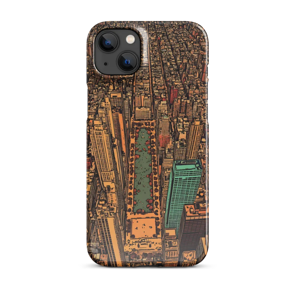 Urban Oasis: Aerial View of City Life