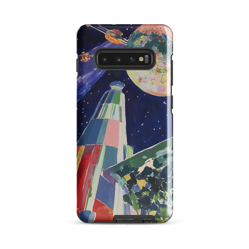 Galactic Dreams: A Surreal Exploration of Space | Phone Case |  S10 Plus | Tough Case | Glossy