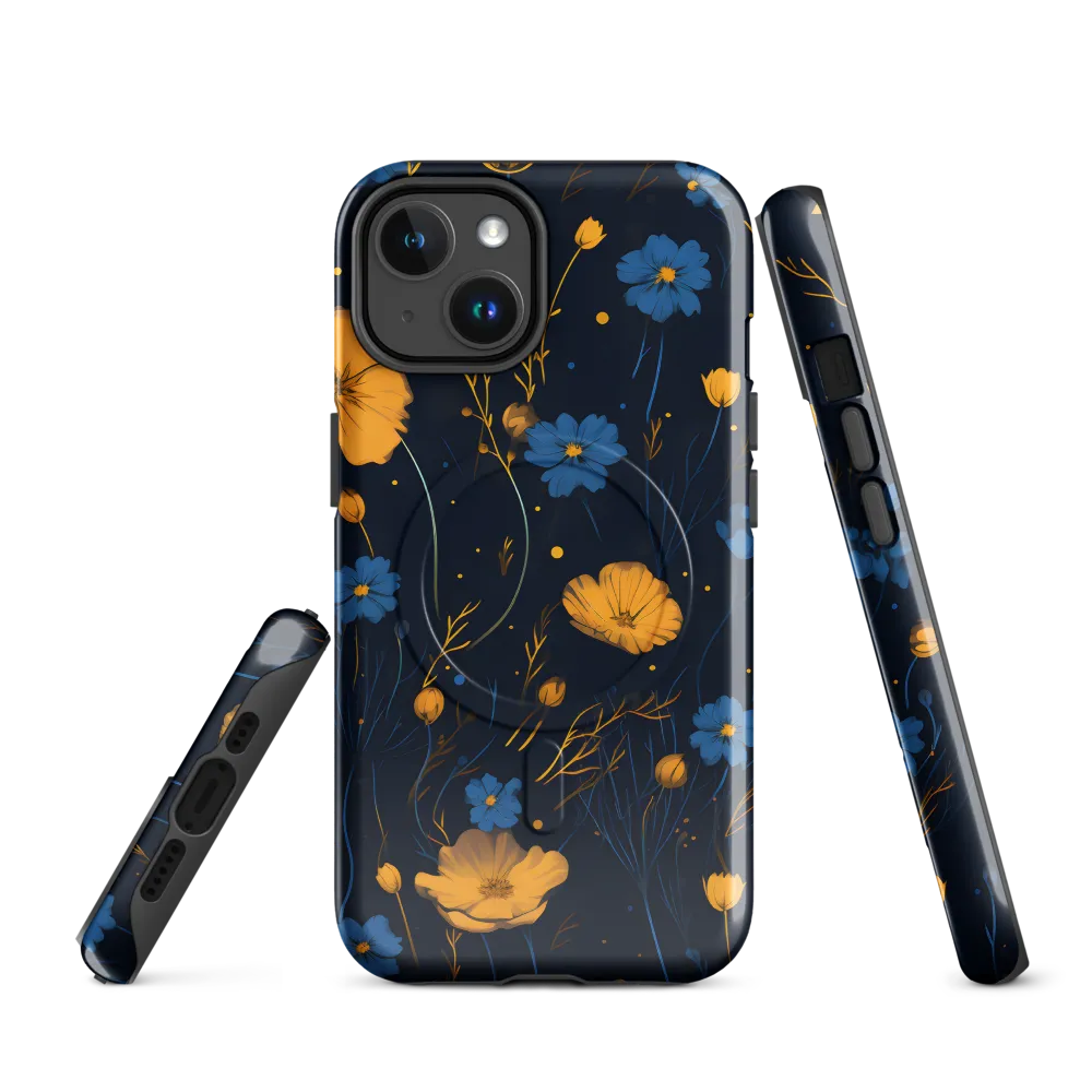 Nocturnal Blossoms | Phone Case |  14 | MagSafe® Tough Case | Glossy