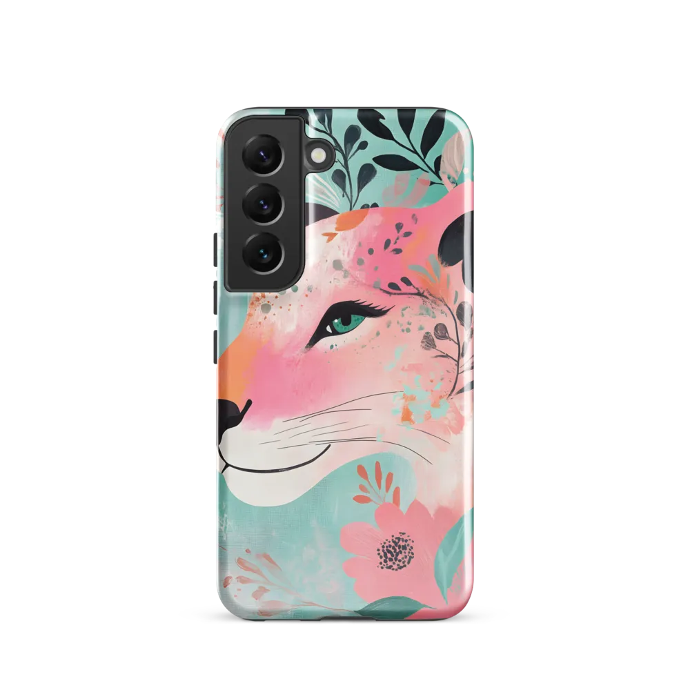 Whimsical Majesty: A Floral Lion