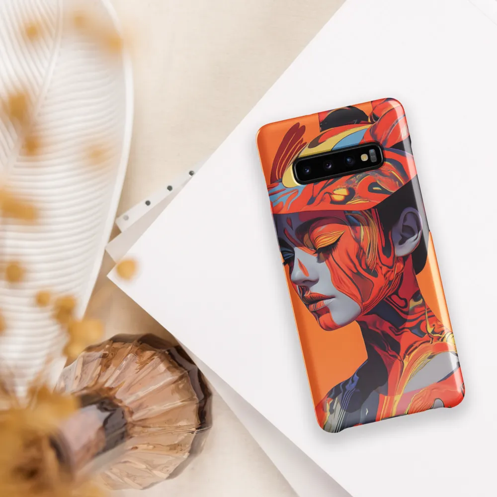 Vibrant Echoes of Identity | Phone Case |  S10 Plus | Snap Case | Glossy