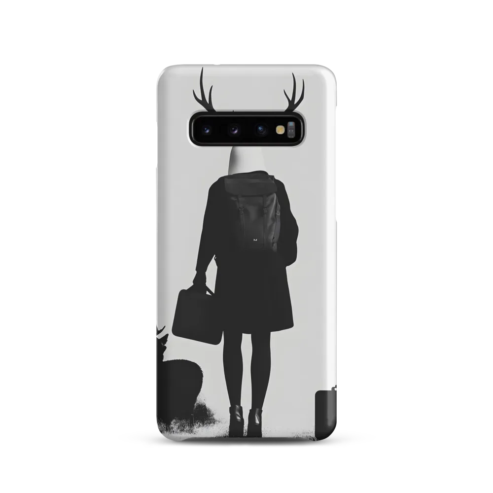 Antlered Reflections | Phone Case |  S10 | Snap Case | Matte