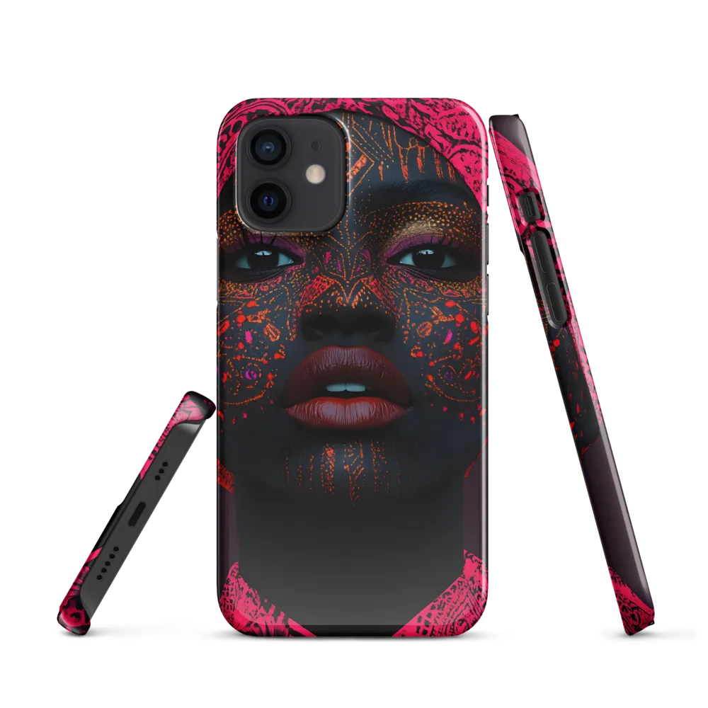 Neon Adornments: A Portrait of Cultural Expression