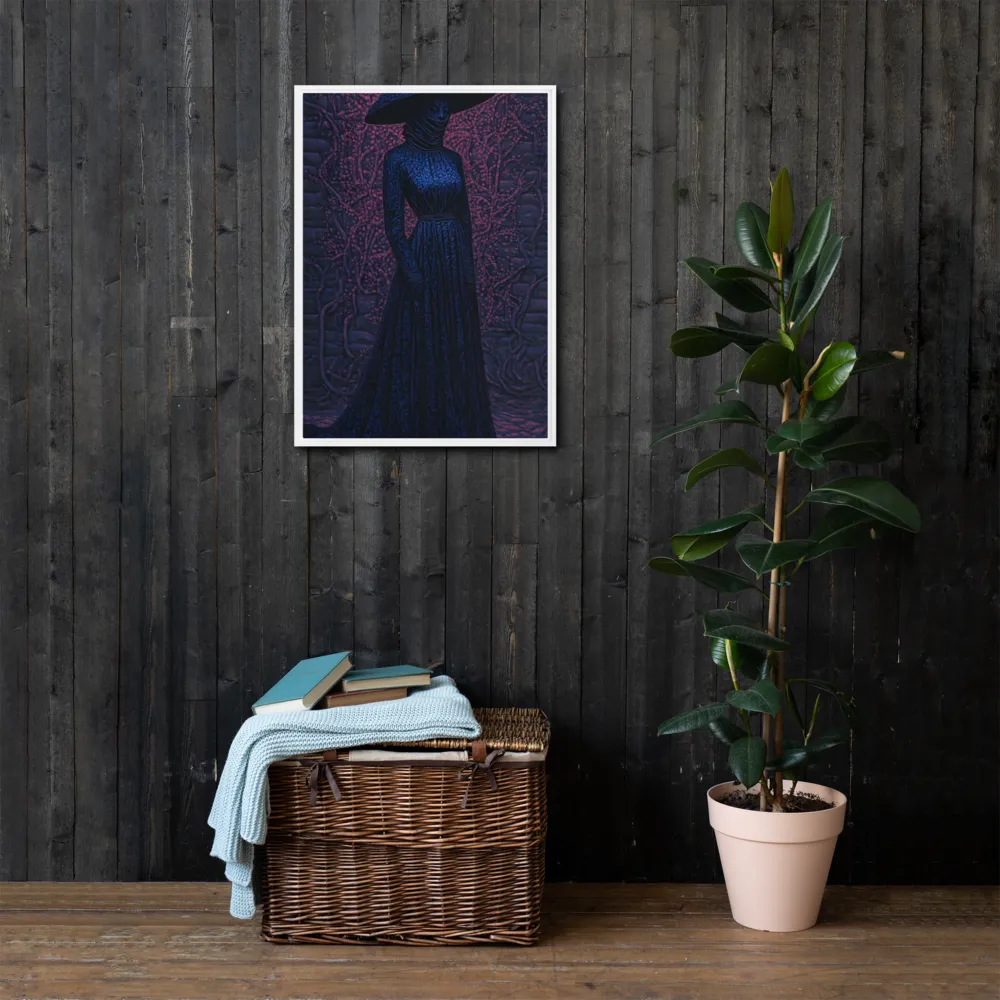 Veil of Enigma | Canvas with White Frame | 20″×28″