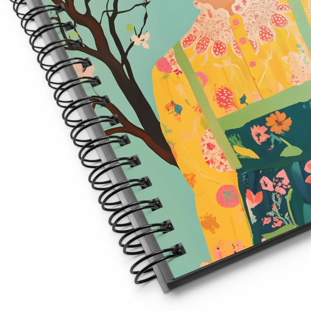 Blooming Portrait of Nature | Spiral Notebook