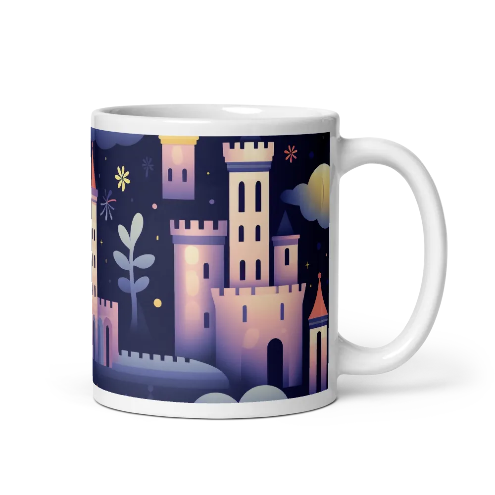 Dreamscape of Castles | Mug with White inside | 11 oz