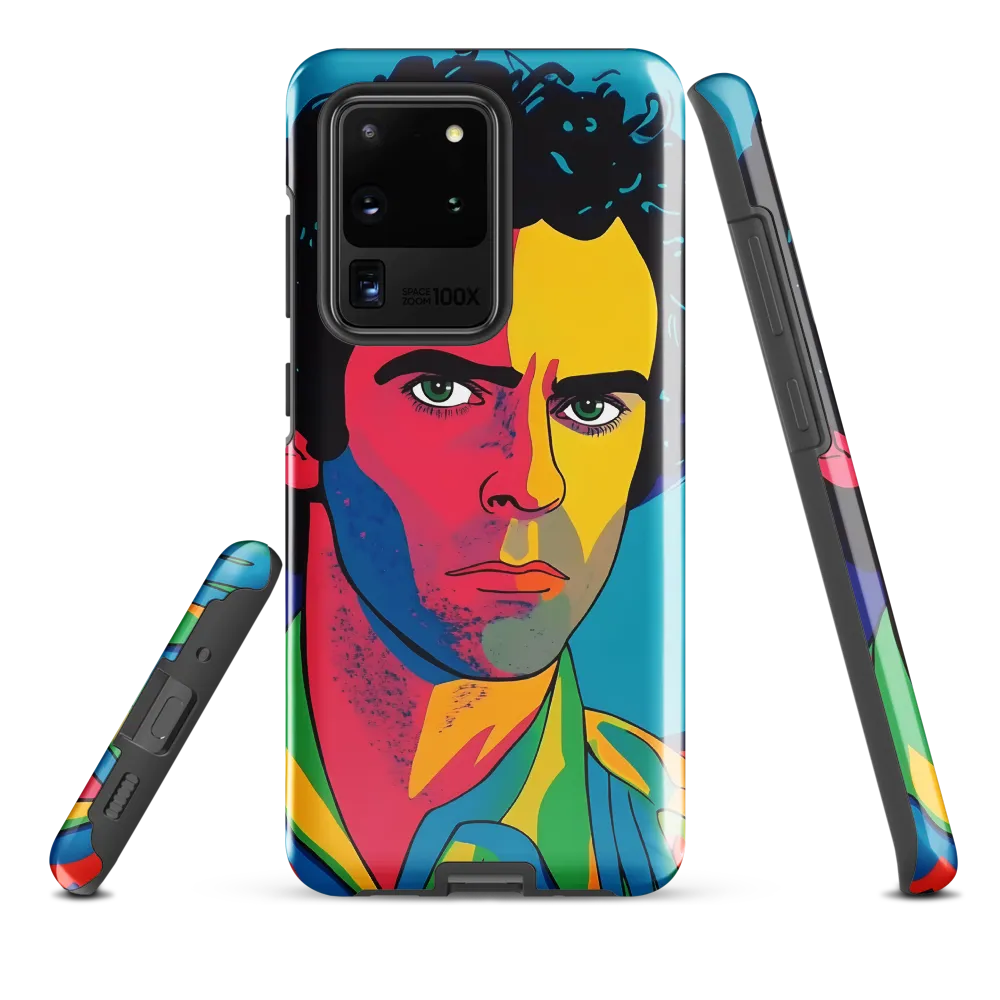 Electric Visage: A Portrait of Vibrance