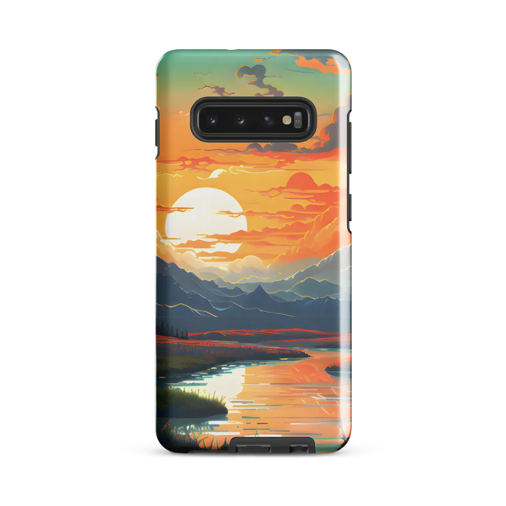 Serenity at Dusk | Phone Case |  S10 Plus | Tough Case | Glossy