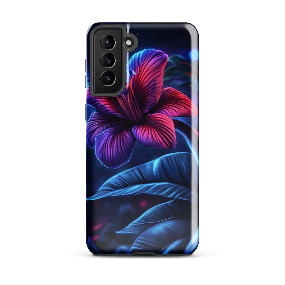 Illuminated Serenity: The Surreal Blossom
