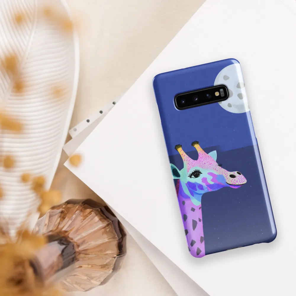 Whimsical Giraffe Under the Stars | Phone Case |  S10 Plus | Snap Case | Glossy