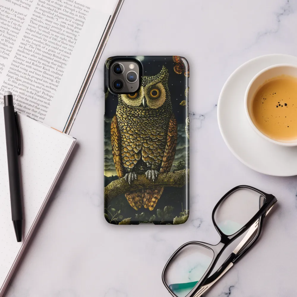 Mystical Night: The Guardian Owl | Phone Case |  11 Pro Max | Snap Case | Glossy