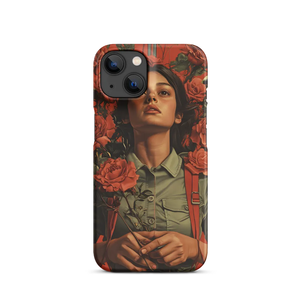 Harmony and Strength: A Portrait Among Roses
