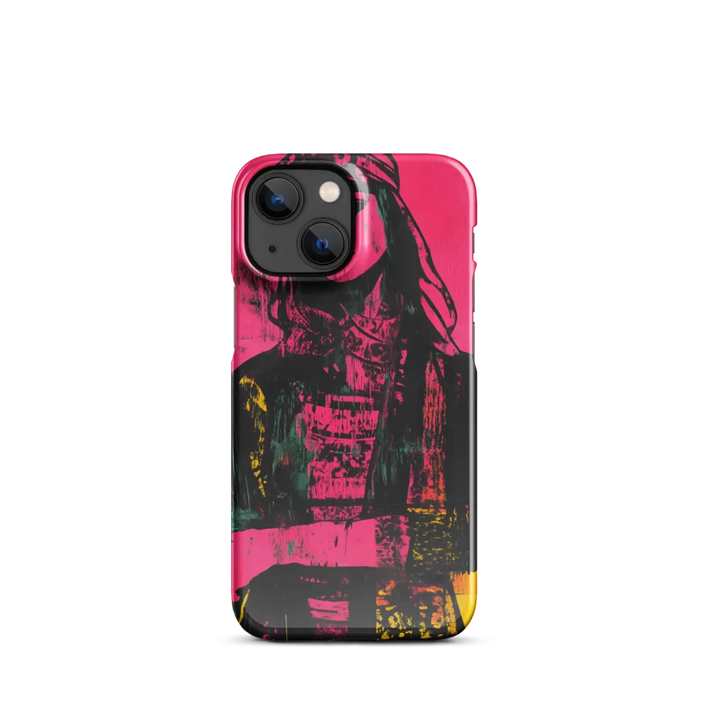 Magenta Screenprint: Woman in a Cap