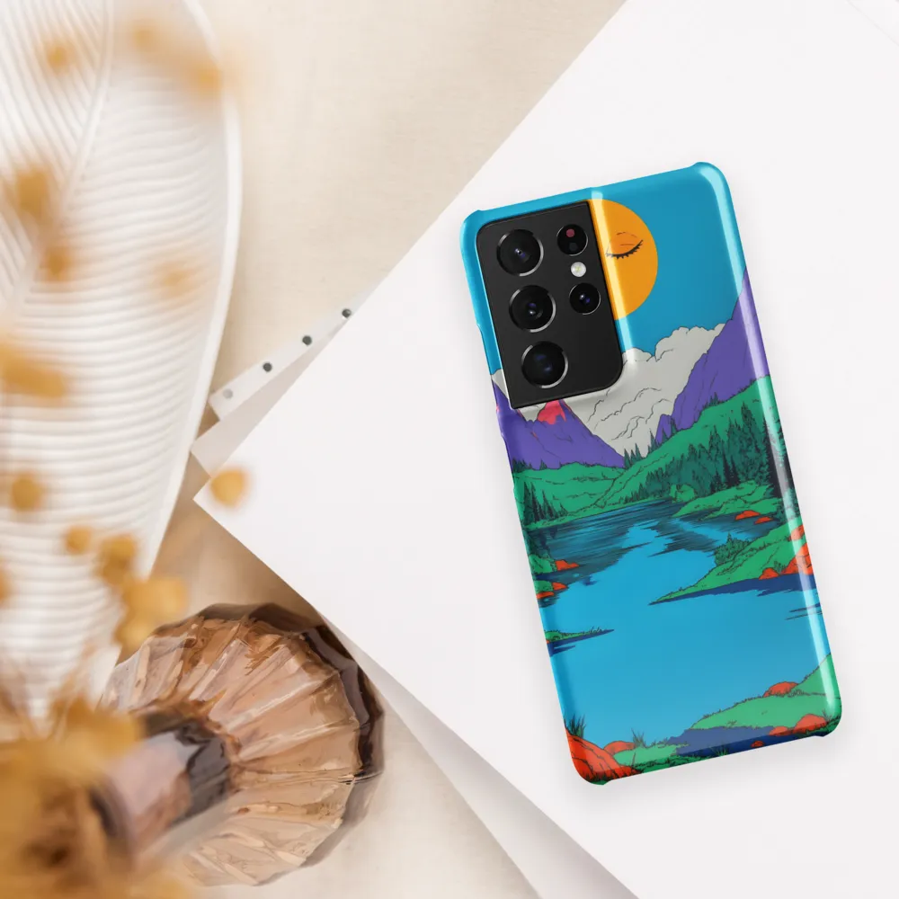 Whimsical Serenity in Vibrant Colors