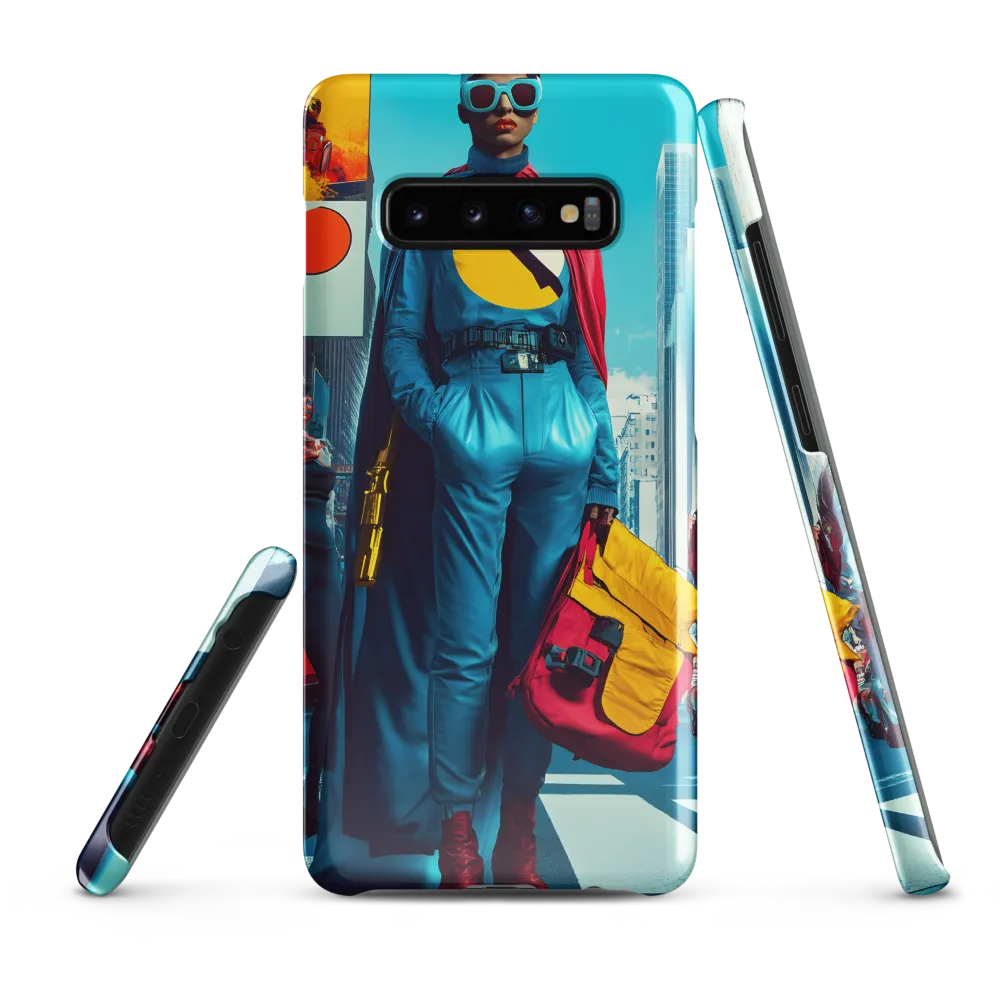 Urban Power: A Superhero's Stance | Phone Case |  S10 Plus | Snap Case | Glossy