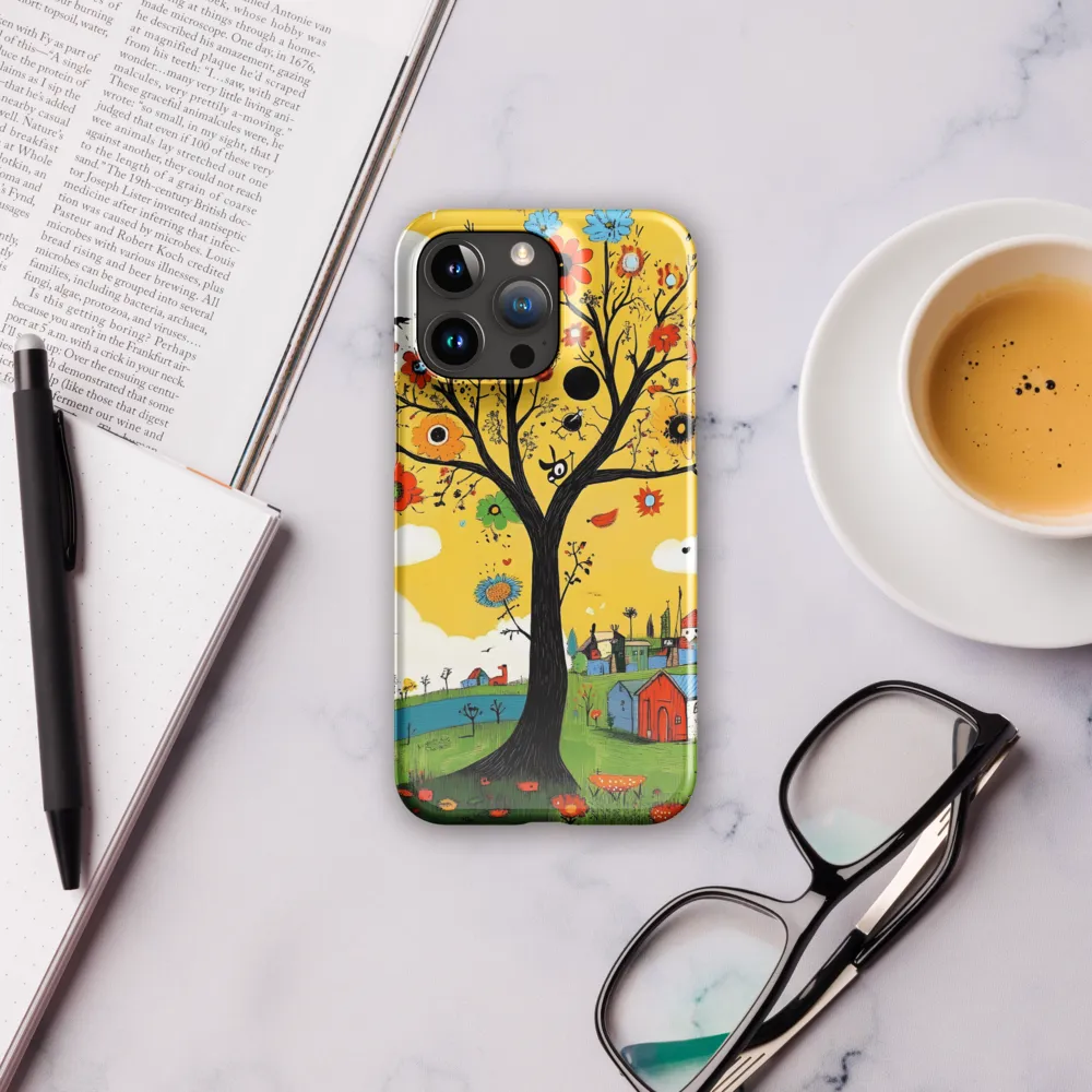 Whimsical Blooms of Life | Phone Case |  15 Pro Max | Snap Case | Glossy