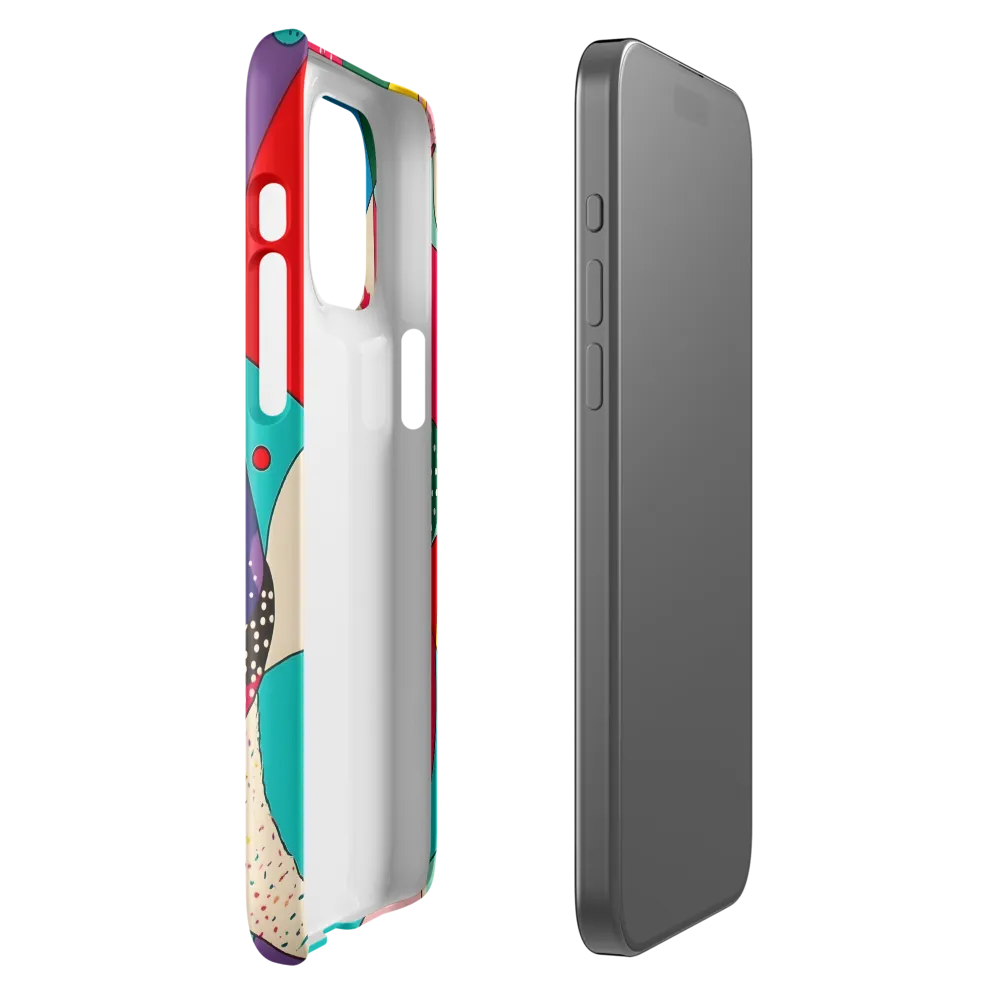 Playful Geometry in Color | Phone Case |  15 Pro Max | Snap Case | Glossy